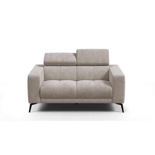 Canapé 2 Places Morello, Tissu Beige