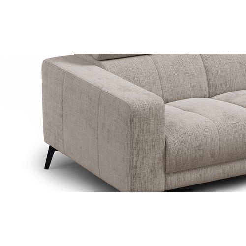 Canapé 2 Places Morello, Tissu Beige