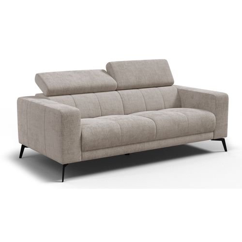 Canapé 3 Places Morello, Tissu Beige