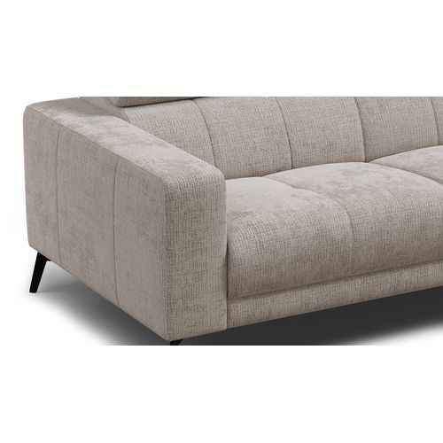 Canapé 3 Places Morello, Tissu Beige