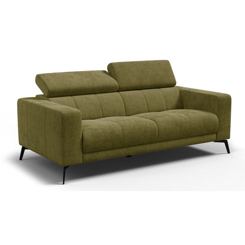 Canapé 3 Places Morello, Tissu Olive