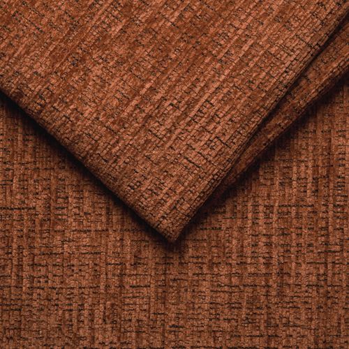 Canapé D'angle 5 Places Roden Avec Relax, Tissu Orange Foncé