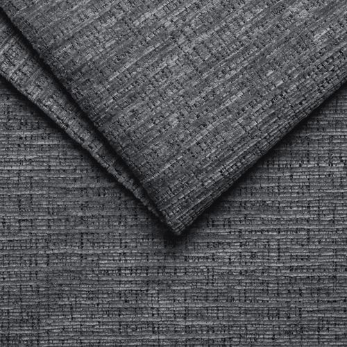 Canapé Roden 3 Places Avec 2 Relax, Tissu Gris Foncé