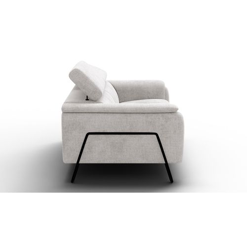 Canapé 2 Places Roden, Tissu Crème