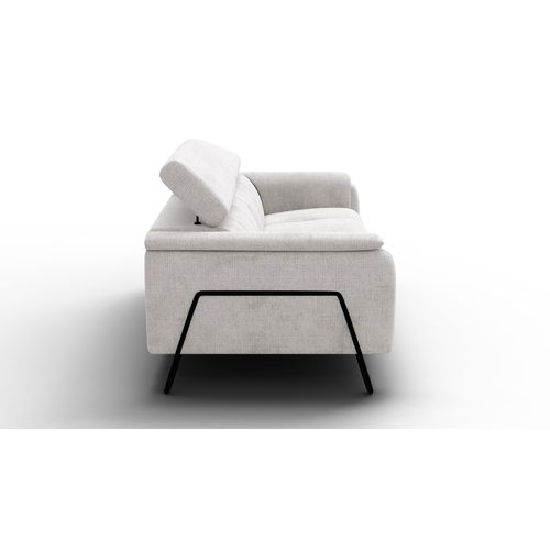 Canapé 3 Places Roden, Tissu Crème