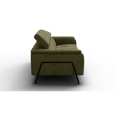 Canapé 3 Places Roden, Tissu Olive