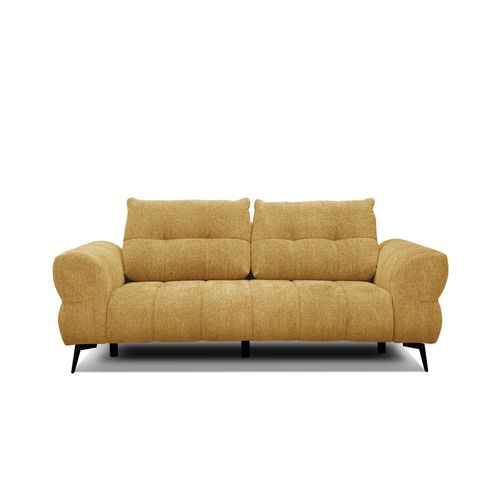 Canapé 3 Places Salvini, Tissu Miel