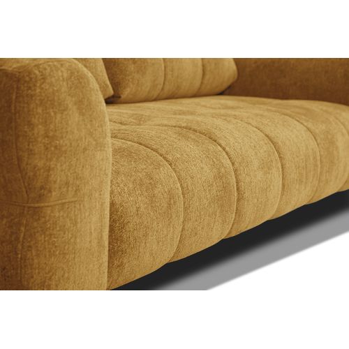 Canapé 3 Places Salvini, Tissu Miel