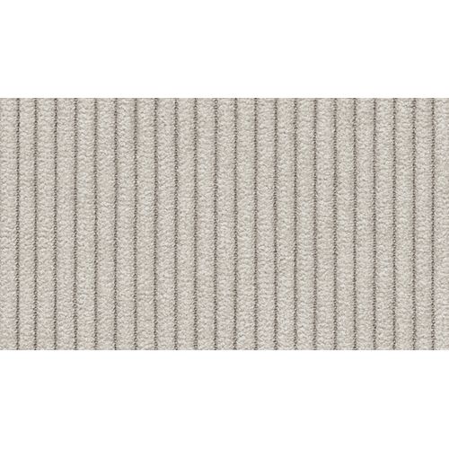 Canapé D'angle Droit 3 Places Vilt, Tissu Blanc