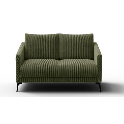Canapé 2 Places Vilt, Tissu Olive