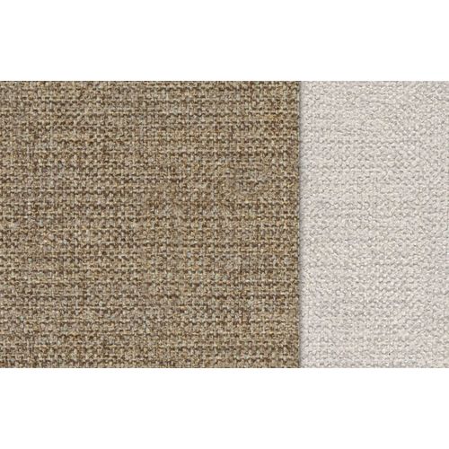 Canapé D'angle Gauche 5 Places Otto, Tissu Taupe