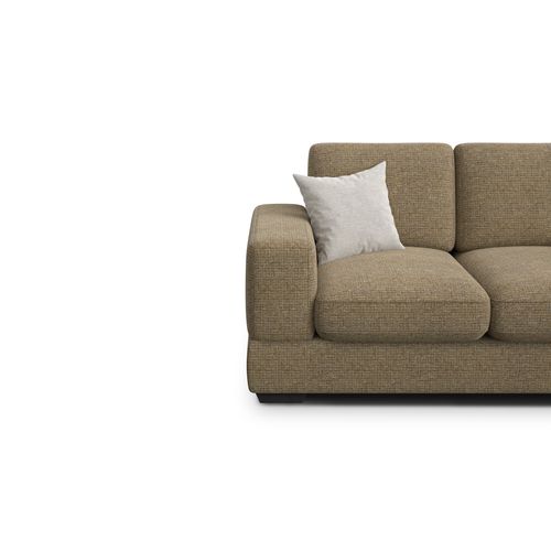 Canapé 2 Places Otto, Tissu Taupe