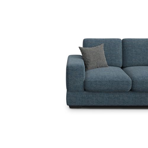 Canapé 2 Places Otto, Tissu Bleu Marine