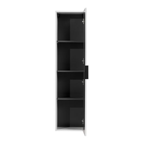 Meuble Colonne Suspendu De Salle De Bain Adel Blanc 35 X 140 Cm