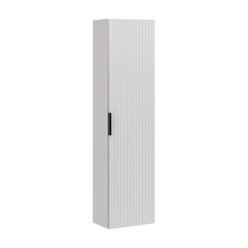 Meuble Colonne Suspendu De Salle De Bain Adel Blanc 35 X 140 Cm