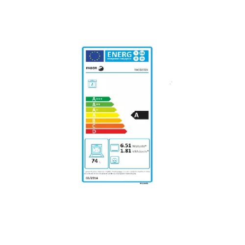 Cuisinière Gaz 74l 4 Feux Gris/noir - Facg202s