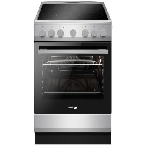 Cuisinière Vitrocéramique Fagor Facv203s 4 Foyers Silver