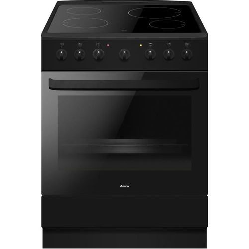 Cuisiniere Vitrocéramique - Acv6003rn - 4 Feux - 1500 W - 60 Cm - Noir