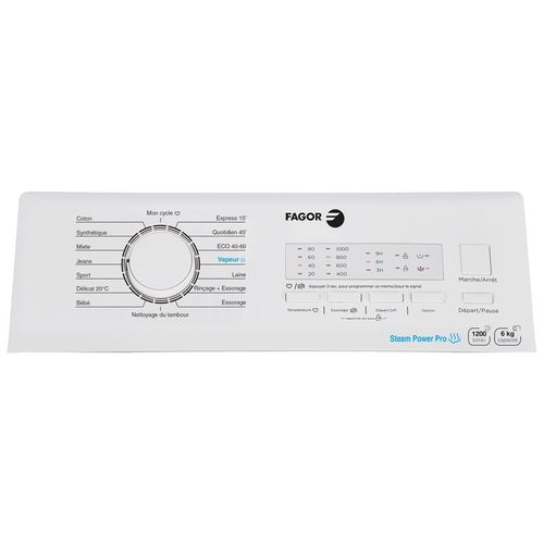 Lave-linge top FAGOR FLT6012CD 6kg