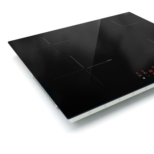 Table De Cuisson induction - Fti468 - 59 Cm - 4 Foyers - Verre Noir