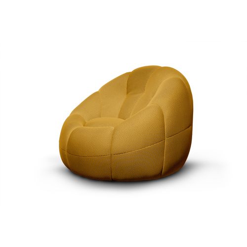 Fauteuil Tissu Jaune - Figo