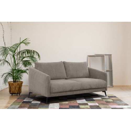 Canapé 2,5 Places, Tissu Taupe - Vilt