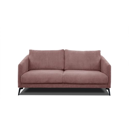 Canapé 2,5 Places Vilt, Tissu Rose