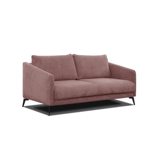 Canapé 2,5 Places Vilt, Tissu Rose