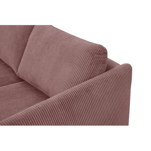 Canapé 2,5 Places Vilt, Tissu Rose