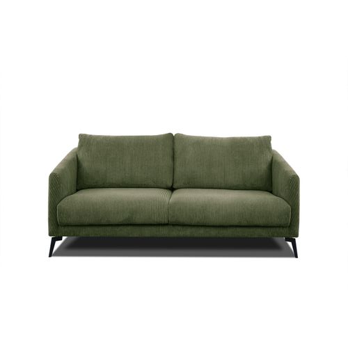 Canapé 2,5 Places Vilt, Tissu Olive
