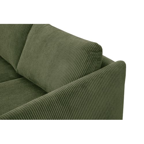 Canapé 2,5 Places Vilt, Tissu Olive