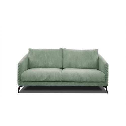 Canapé 2,5 Places Vilt, Tissu Sauge