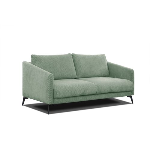 Canapé 2,5 Places Vilt, Tissu Sauge