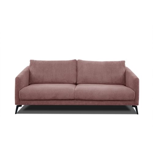 Canapé 3 Places Vilt, Tissu Rose