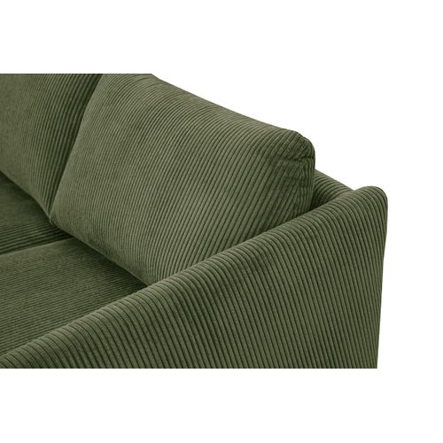 Canapé 3 Places Vilt, Tissu Olive