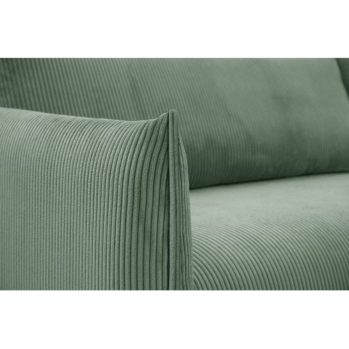 Canapé D'angle Droit 5 Places Tissu Sauge - Tauer