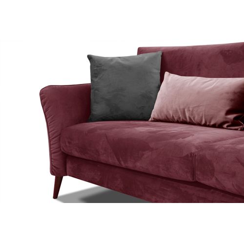 Canapé 2,5-sitzer Tissu Bordeaux - Figari