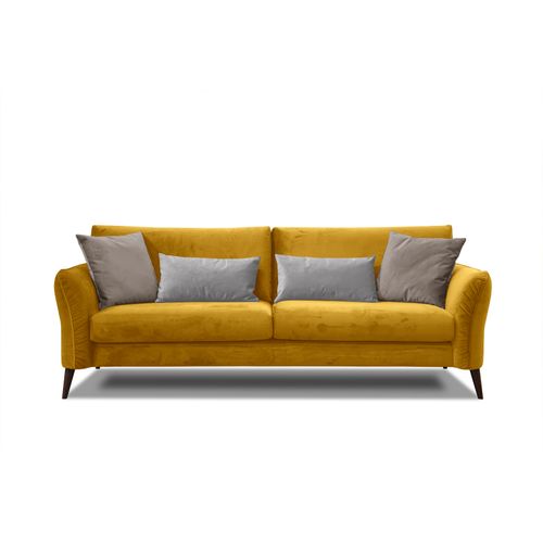 Canapé 2,5-sitzer Tissu Jaune - Figari