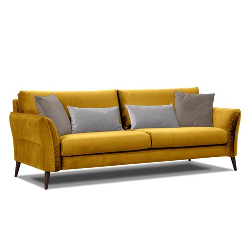 Canapé 2,5-sitzer Tissu Jaune - Figari
