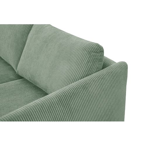 Canapé D'angle Droit 4 Places Vilt, Tissu Sauge