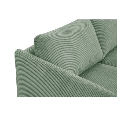 Canapé D'angle Gauche 4 Places Vilt, Tissu Sauge