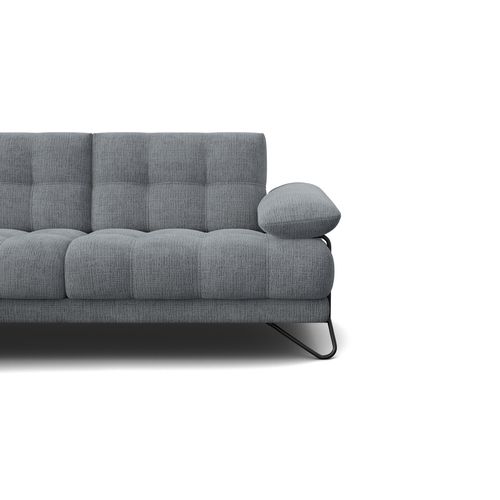 Bubbara Canapé D’angle 4 Places Gauche, Gris Foncé