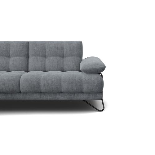 Bubbara Canapé D’angle 5 Places Gauche, Gris Foncé