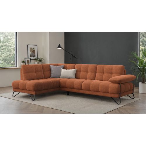 Bubbara Canapé D’angle 5 Places Gauche, Orange