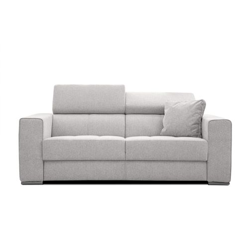 Canapé 3 Places Quartz, Tissu Crème