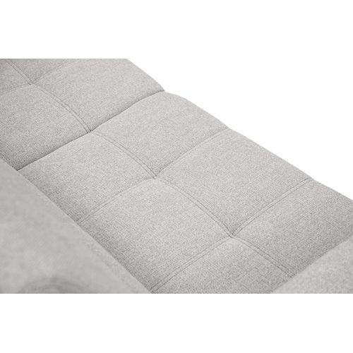 Canapé 3 Places Quartz, Tissu Crème