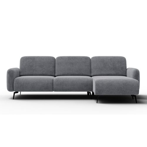 Canapé D'angle 4 Places Droit Febe, Gris