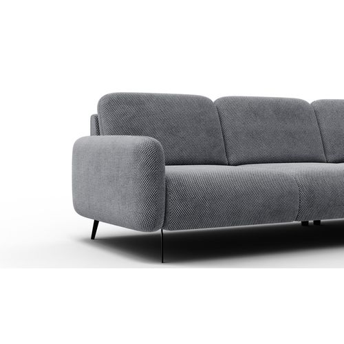 Canapé D'angle 4 Places Droit Febe, Gris