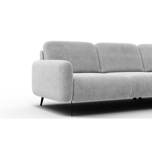 Canapé D’angle 4 Places Droit Febe, Gris Clair