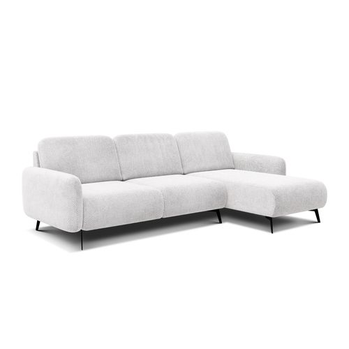 Canapé D’angle 4 Places Droit Febe, Crème